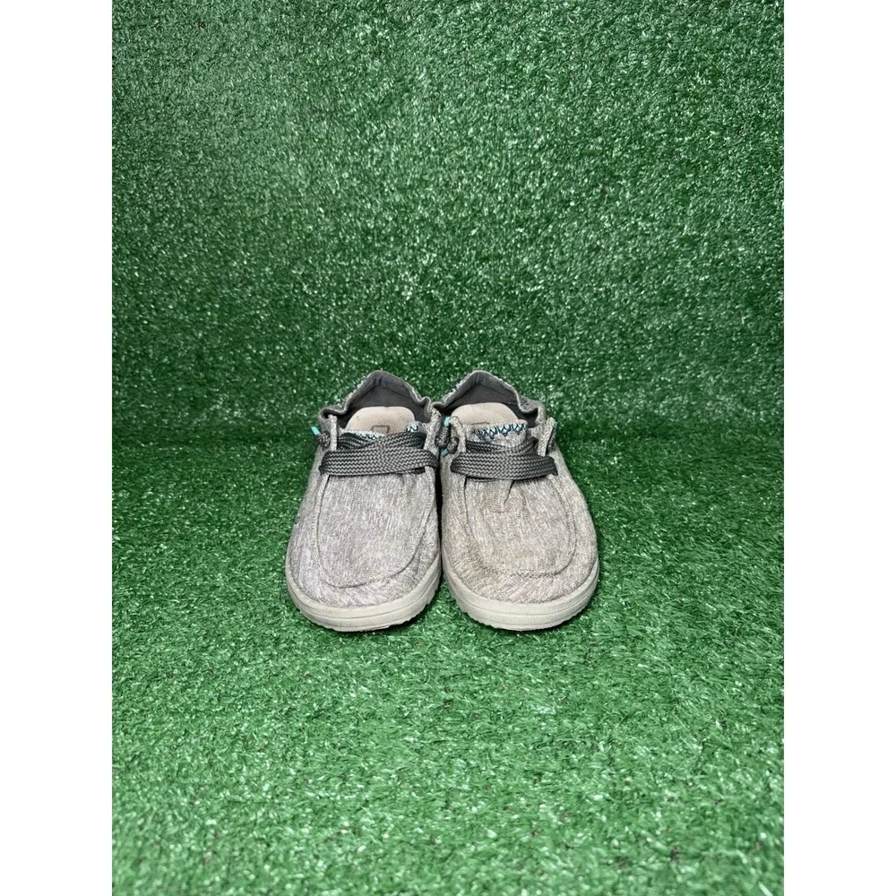Hey‎ Dude Wendy Women Size 6 Grey Aztec Hippie Shoes Comfort Slip On Loafer